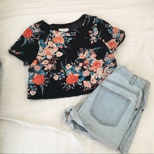 Flower Crop Top